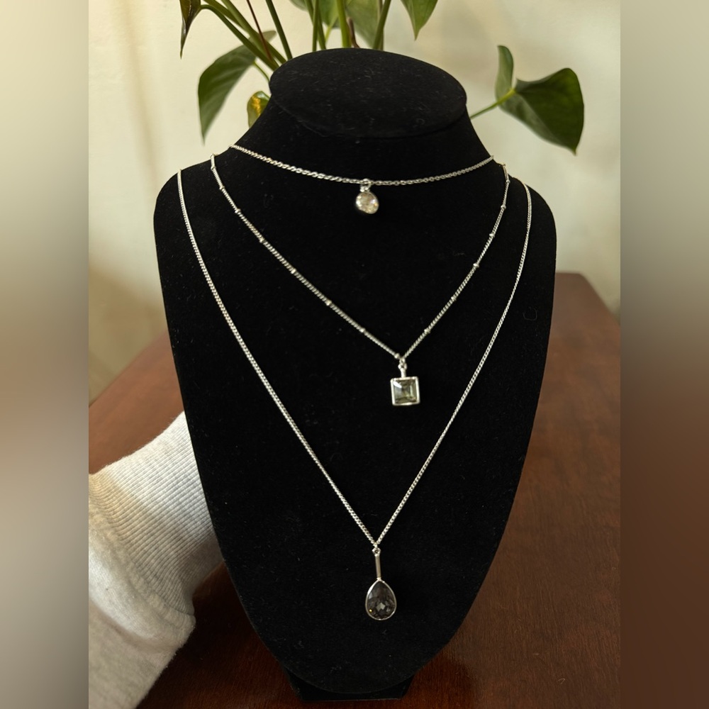 Touchstone Crystal by Swarovski- D. Tri-Me Necklace